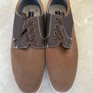 Men's Brown Two-Tone Casual Slip-On Loafers